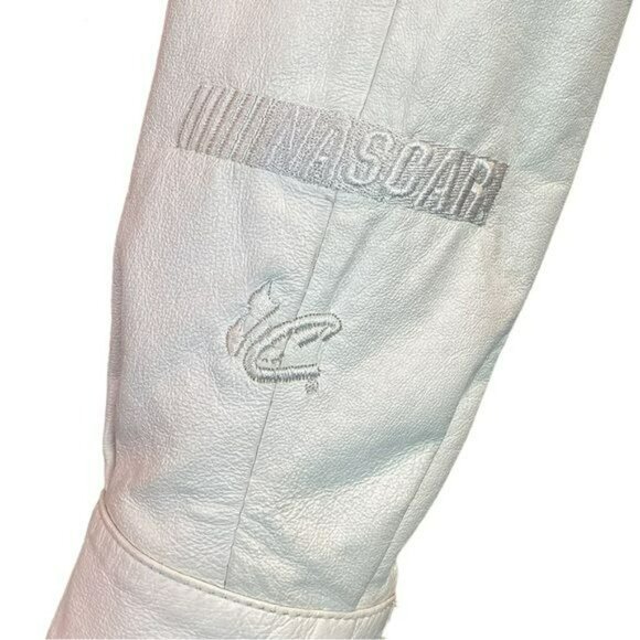 Dale Earnhardt Jr. NASCAR Womens Leather Jacket By Wilsons - Medium - Picture 13 of 15
